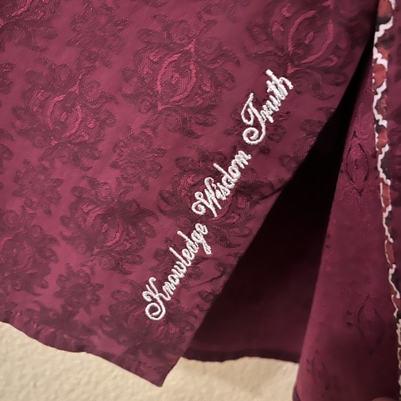 Red Robert Graham Casual Button Down Shirt Classic Fit - Picture 4 of 8